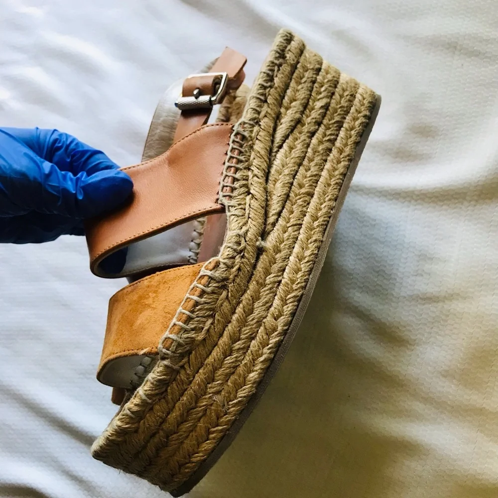 Rag & bone Women's Tan Platform Sandals - Picture 9 of 12